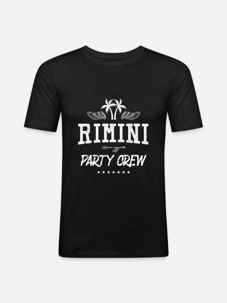 Rimini Party Crew - Men's Slim Fit T-Shirt - black