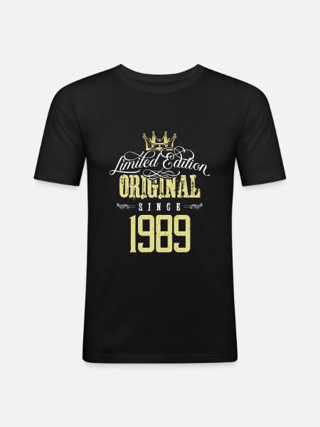 1989 limited edition - Men's Slim Fit T-Shirt - black