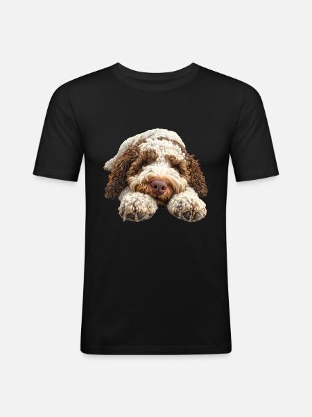 Lagotto Romagnolo - Men's Slim Fit T-Shirt - black