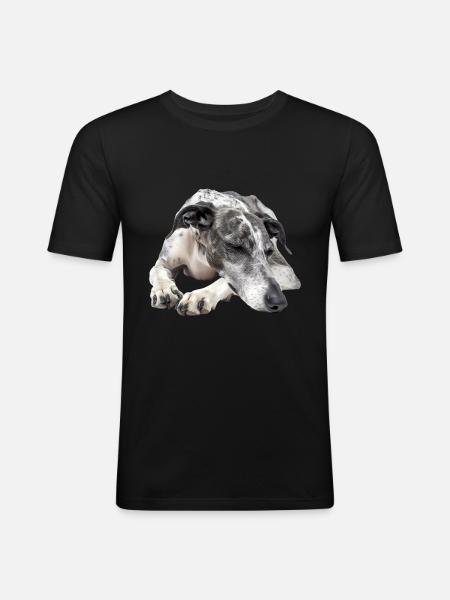 Greyhound - Men's Slim Fit T-Shirt - black