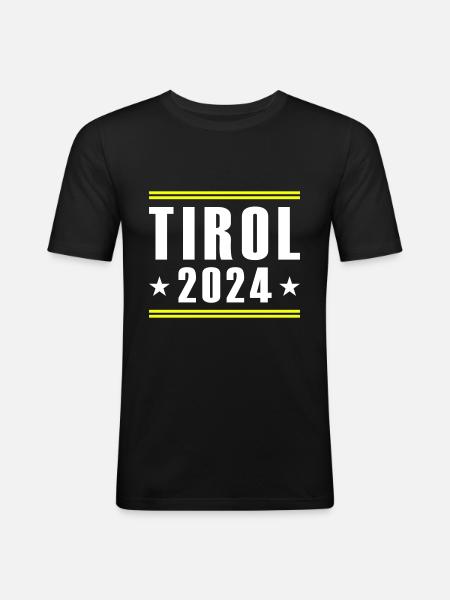 Tyrol 2024 - Men's Slim Fit T-Shirt - black