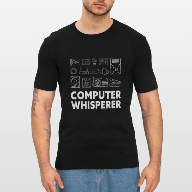 Tech Support Nerds Geek... Programmeur & Nerd T-shirt près du corps Homme