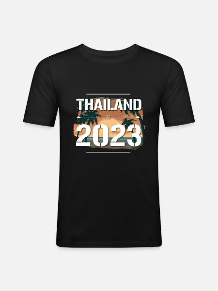 Thailand 2023 - Men's Slim Fit T-Shirt - black