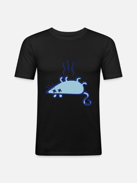 A dead mouse - Men's Slim Fit T-Shirt - 