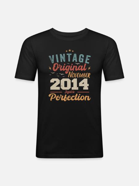 Legendary since November 2014 - 2014 - Men's Slim Fit T-Shirt - black