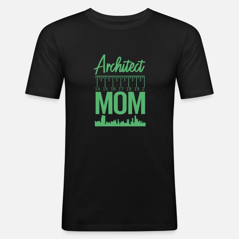 Architect Architect Architect Houses Studies - Men's Slim Fit T-Shirt - black