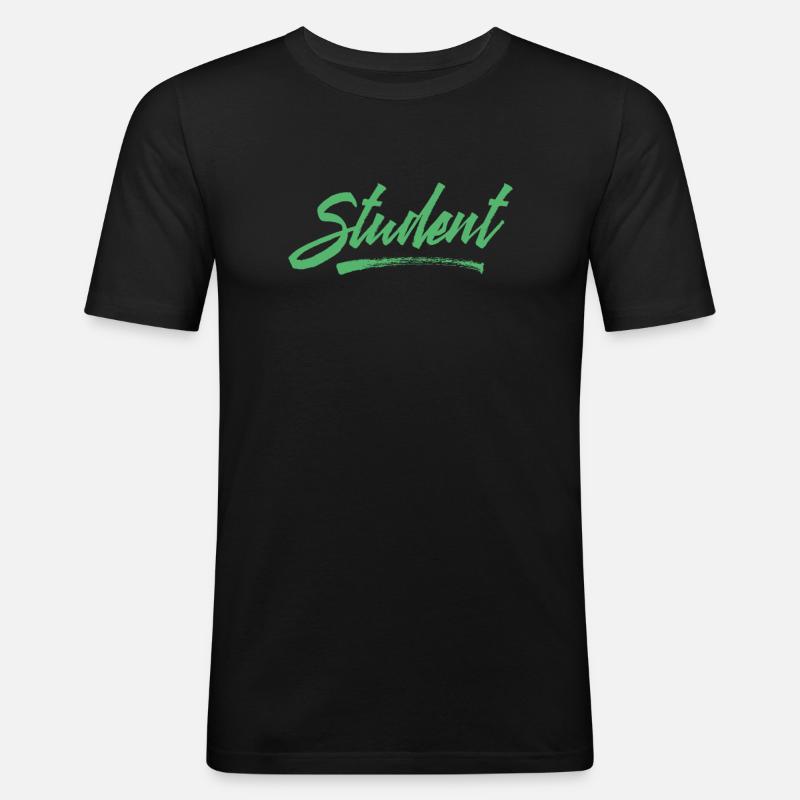 StudyIng Student Student University Studies - Men's Slim Fit T-Shirt - black