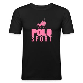 Polo Sport Polo Sport Polo Sport Polo Sport - Men's Slim Fit T-Shirt - black - Front - Nik (191cm)