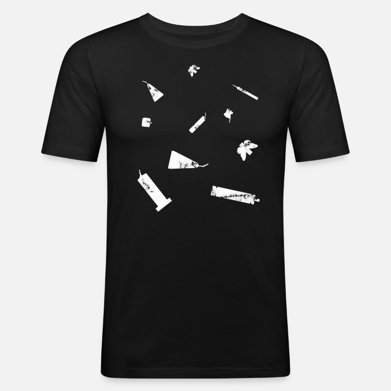 Pyro Collection - T-shirt près du corps Homme - noir