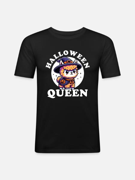 Halloween Queen - Men's Slim Fit T-Shirt - black