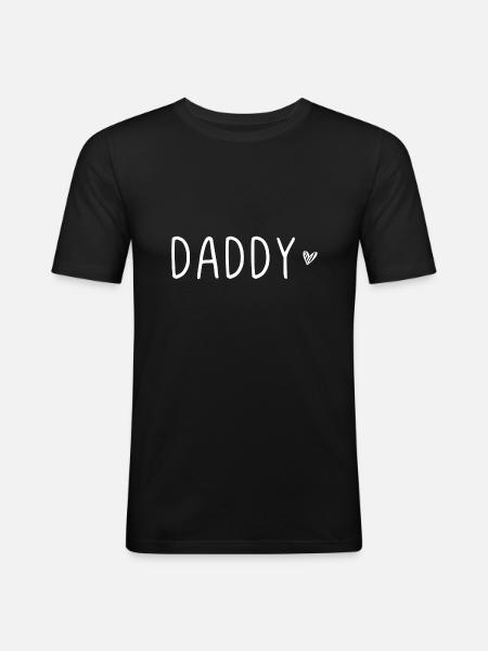 Daddy - Men's Slim Fit T-Shirt - black