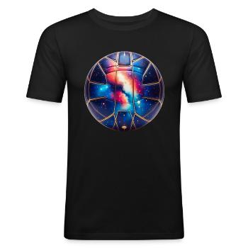 Volley-ball - T-shirt près du corps Homme - noir - Devant - Nik (191cm)
