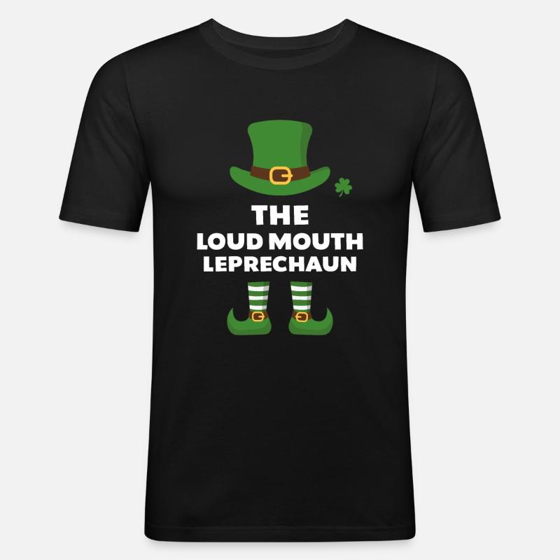 Der laute Kobold - Männer Slim Fit T-Shirt - Schwarz