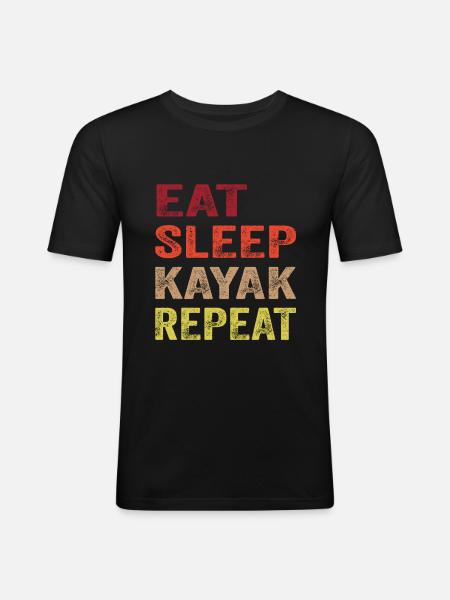 kayak - Men's Slim Fit T-Shirt - black