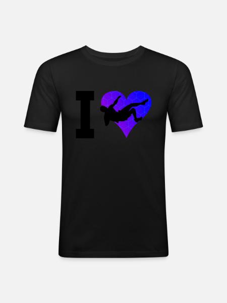 Klettern Boulder Bouldern Bouldering Climbing - Men's Slim Fit T-Shirt - black