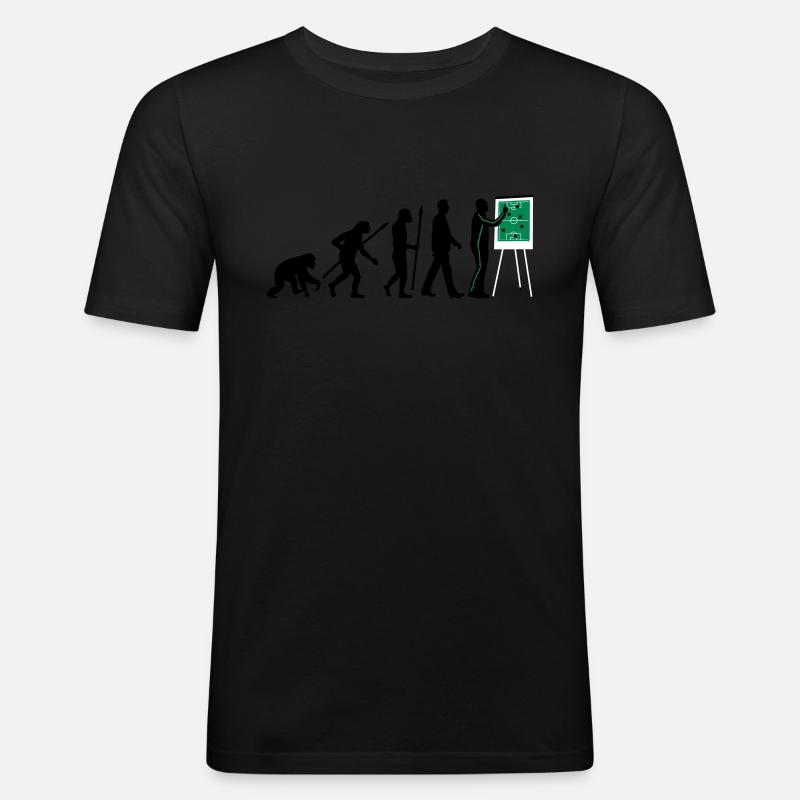 Evolution Trainer 12_2017 - Männer Slim Fit T-Shirt - Schwarz