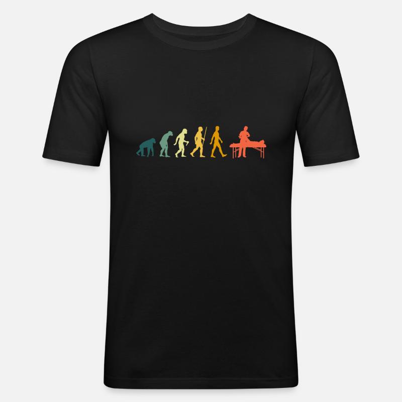 Physio Evolution Physiothérapeute Physiothérapie - T-shirt près du corps Homme - noir