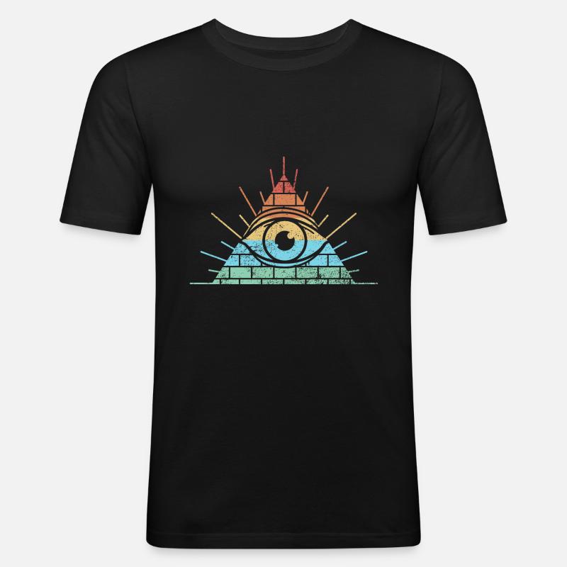 Masonic Freemasonry Fraternal - Männer Slim Fit T-Shirt - Schwarz