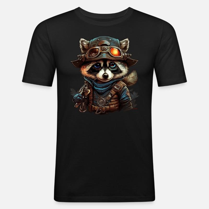 Windows Explorer - Männer Slim Fit T-Shirt - Schwarz