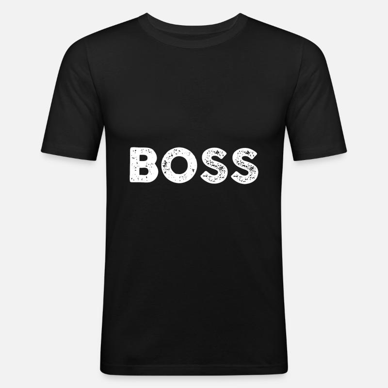 Chef - Männer Slim Fit T-Shirt - Schwarz