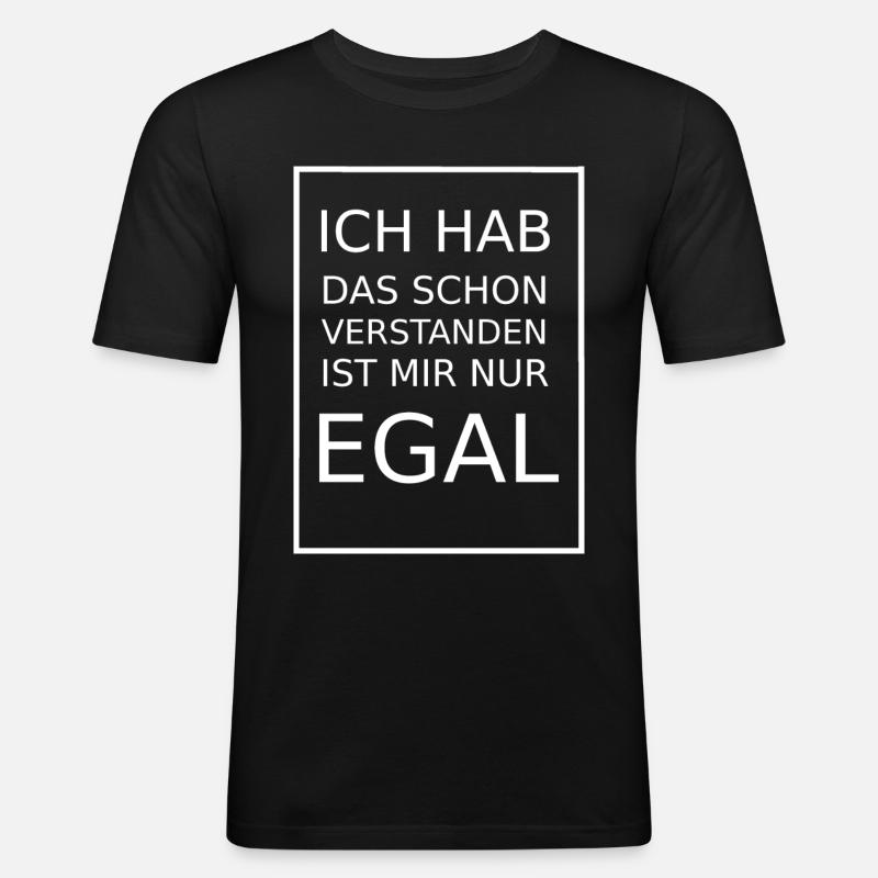 I've already understood that - Men's Slim Fit T-Shirt - black
