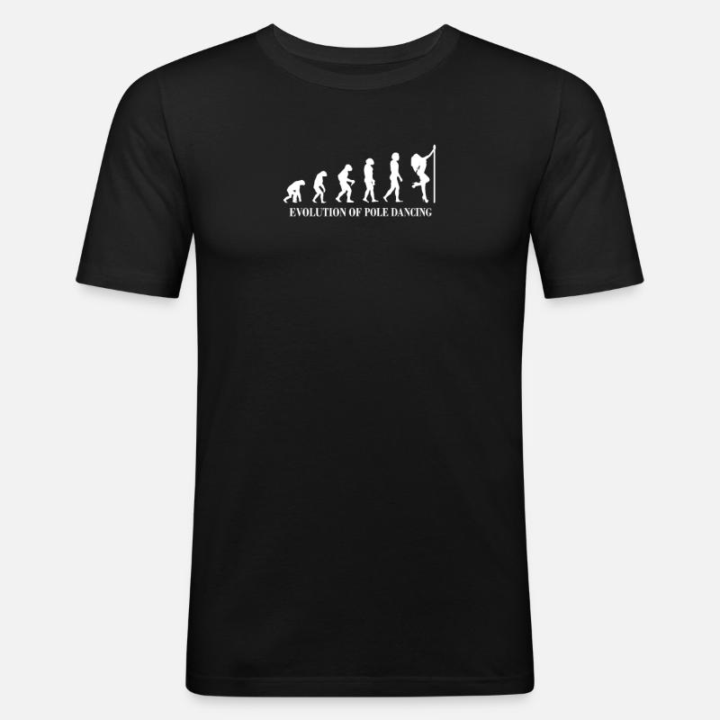 Pole Dancing Designers Edition - Männer Slim Fit T-Shirt - Schwarz