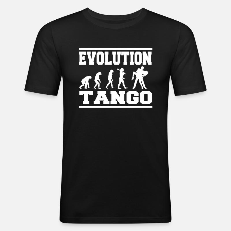Evolution Tango - Men's Slim Fit T-Shirt - black