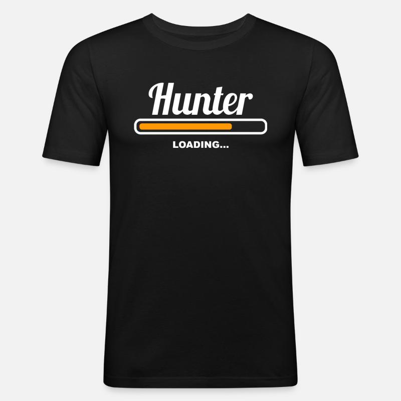 Hunter loading - Men's Slim Fit T-Shirt - black