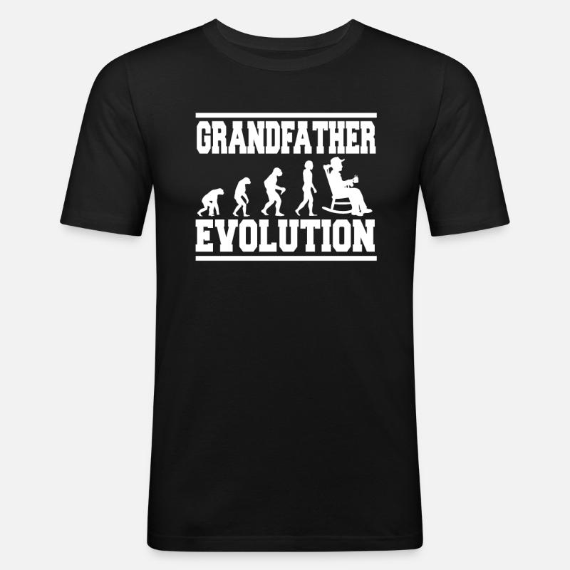 GRANDFATHER EVOLUTION Tee - Männer Slim Fit T-Shirt - Schwarz
