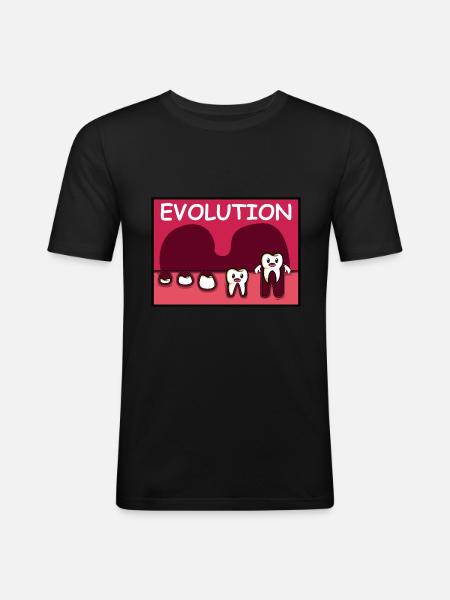 Tooth development. Dentist Gift - Men's Slim Fit T-Shirt - black