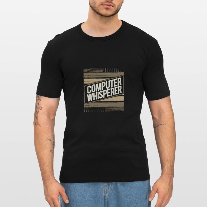 Computerflüsterer Geschenkcomputer Geschenkcomputer Männer Slim Fit T-Shirt