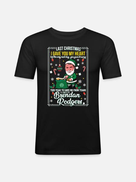 Last Christmas - Men's Slim Fit T-Shirt - black