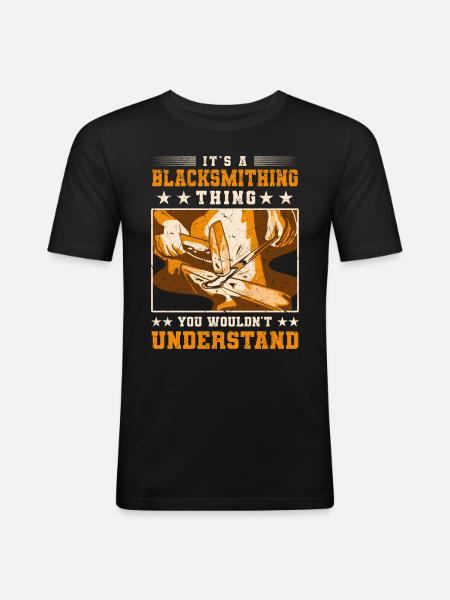 Blacksmith - Men's Slim Fit T-Shirt - black