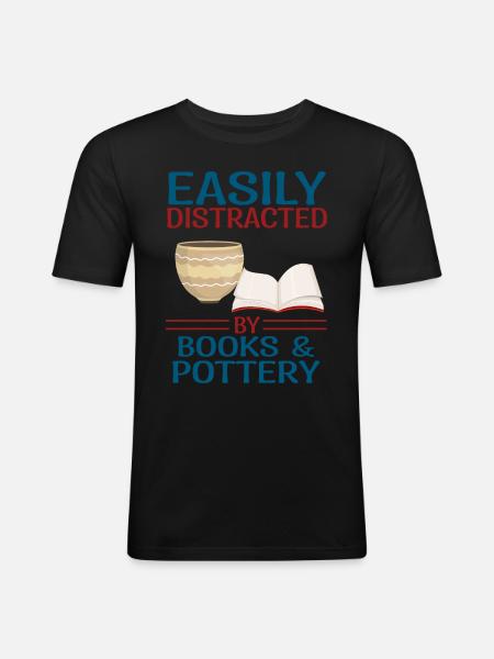 Make pottery - Men's Slim Fit T-Shirt - black