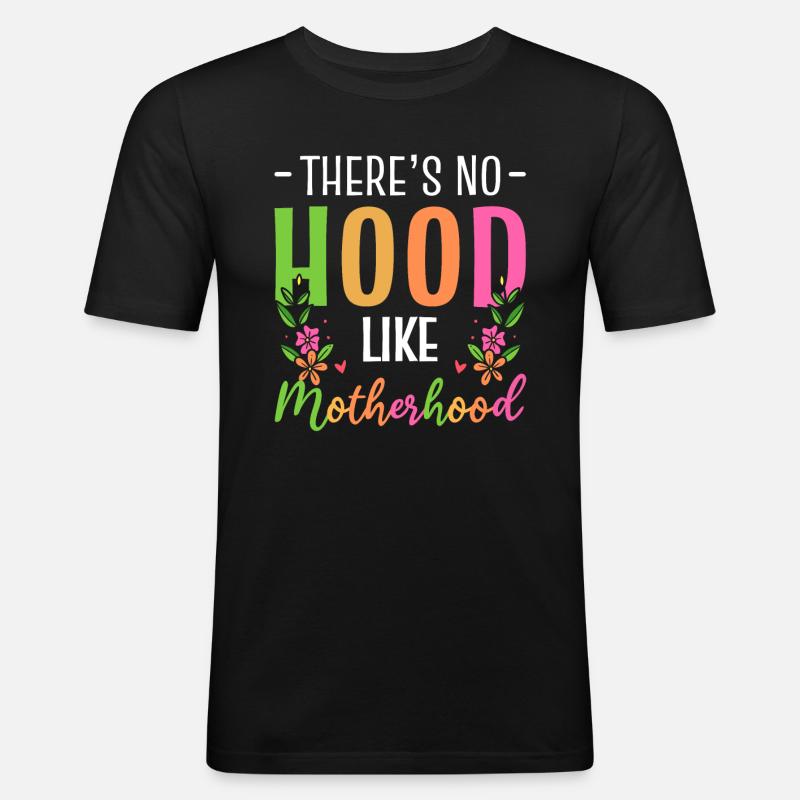 Mutterschaftsleben Fleißige Mutter - Männer Slim Fit T-Shirt - Schwarz