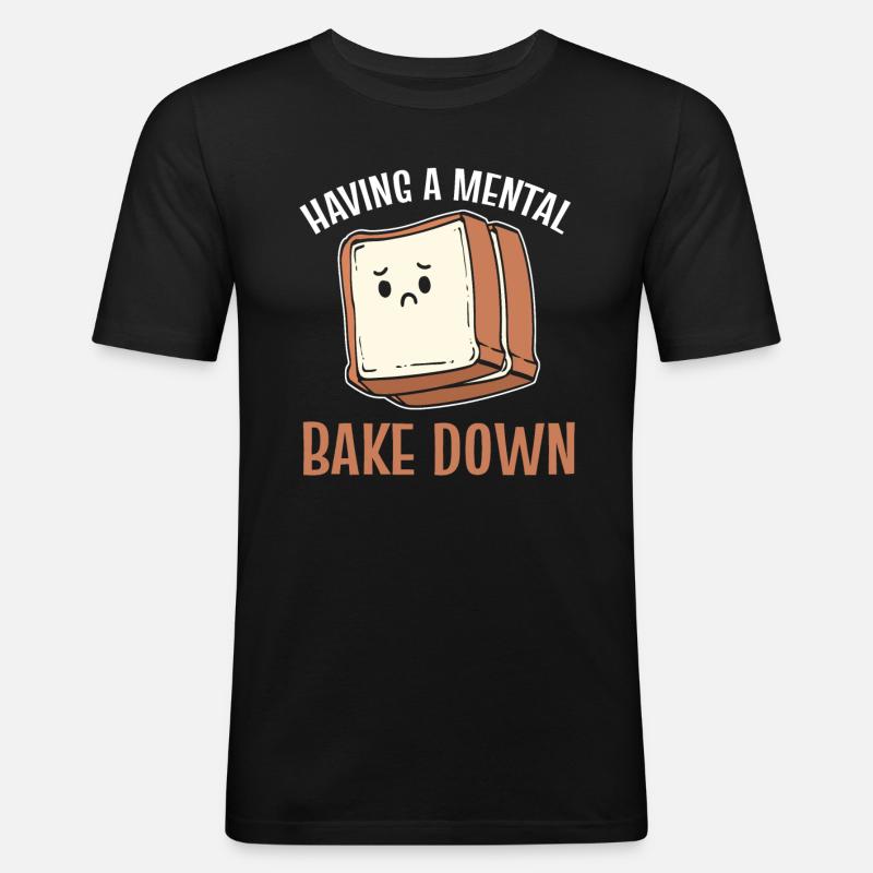 Baker Pastry Maker - Men's Slim Fit T-Shirt - black