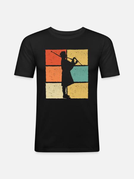 Bagpipes Bagpipes Bagpipe - Men's Slim Fit T-Shirt - black