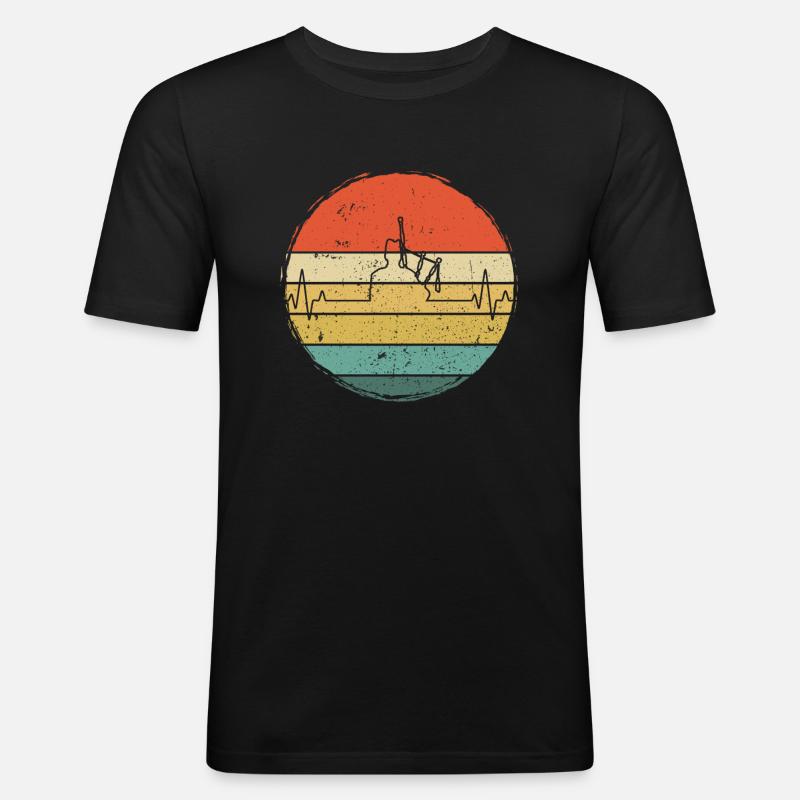 Dudelsack Dudelsackspieler Sackpfeife - Männer Slim Fit T-Shirt - Schwarz