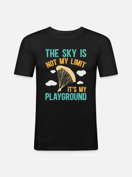 Skydiving Skydiving - Men's Slim Fit T-Shirt - black