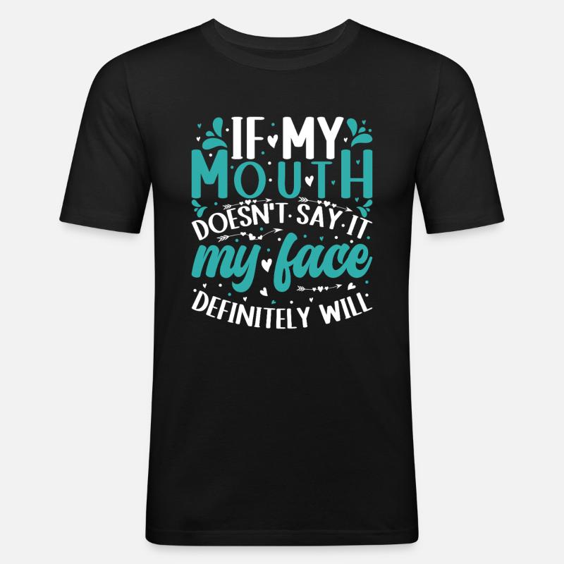 Stellen Sie Sich Vor - Männer Slim Fit T-Shirt - Schwarz
