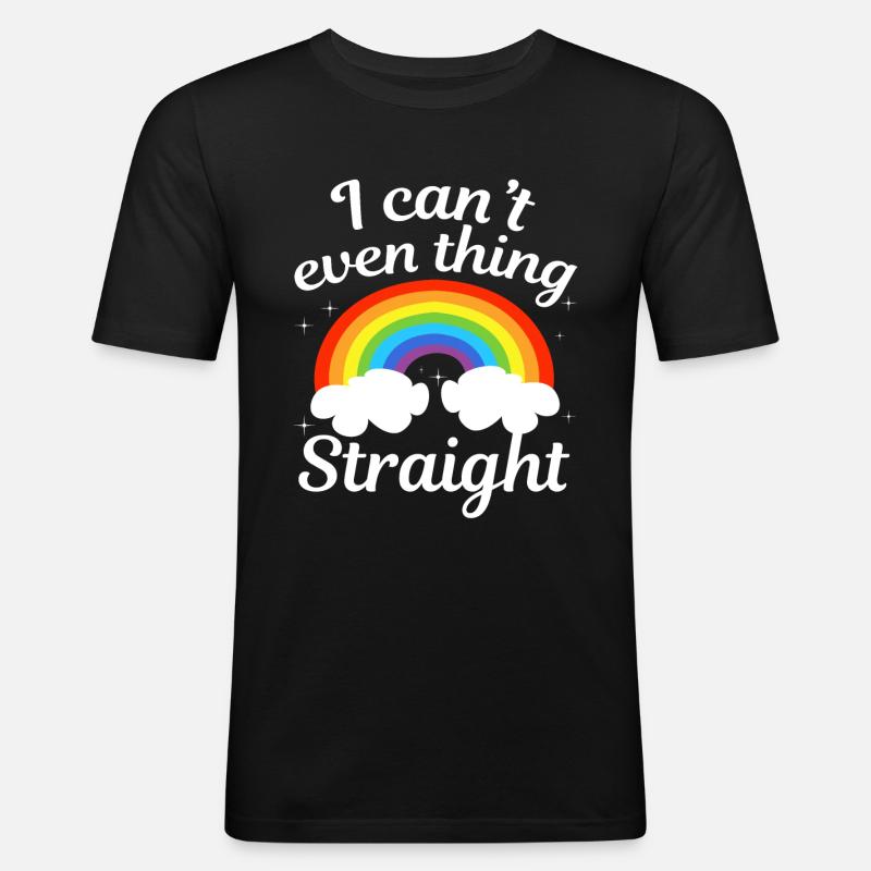I can't even think - Men's Slim Fit T-Shirt - black