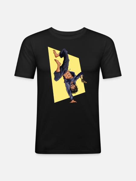 Break Dance - Men's Slim Fit T-Shirt - black