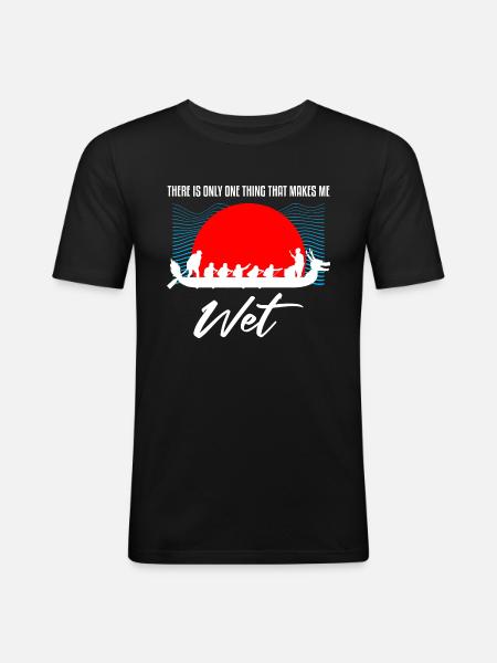 Drachenbootrennen Festival für Drachenboot - Männer Slim Fit T-Shirt - Schwarz