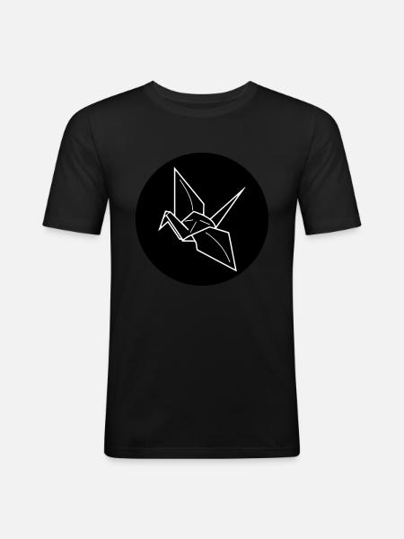 Origami - Men's Slim Fit T-Shirt - black