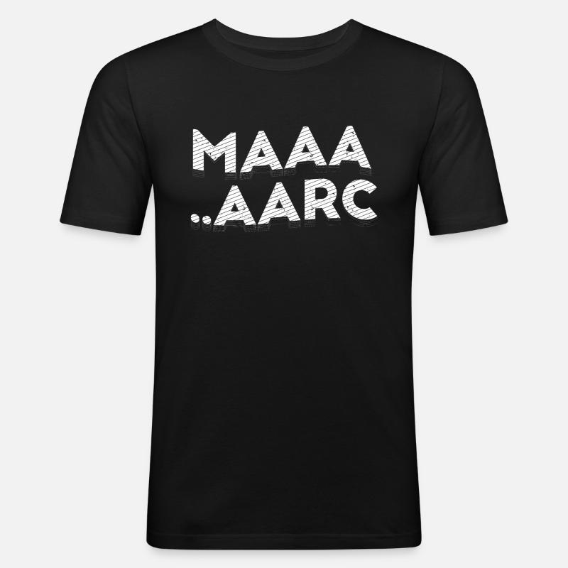 Marc die Fackel - Männer Slim Fit T-Shirt - Schwarz