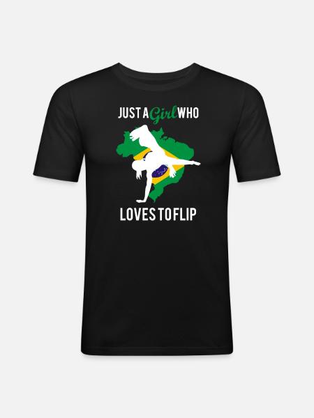 Brazilian dance for kickboxing - Men's Slim Fit T-Shirt - black