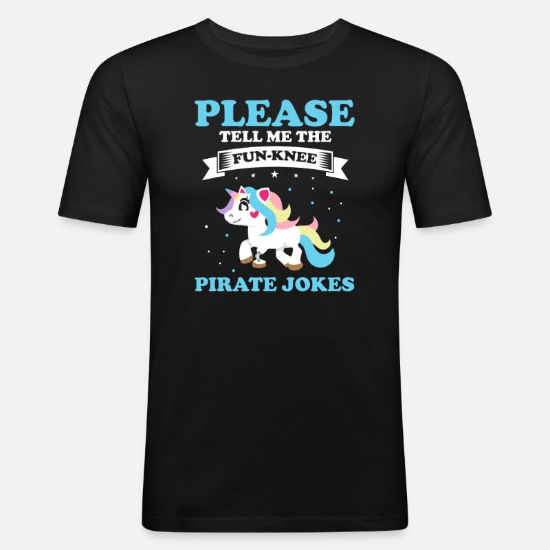 Conception de prothèses de jambe et prothèses de jambe - T-shirt près du corps Homme - noir