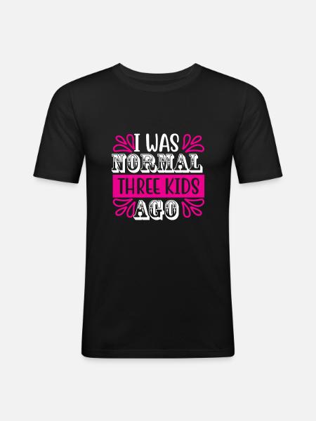 mummy - Men's Slim Fit T-Shirt - black