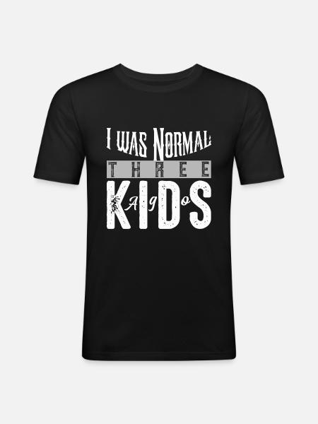 mummy - Men's Slim Fit T-Shirt - black
