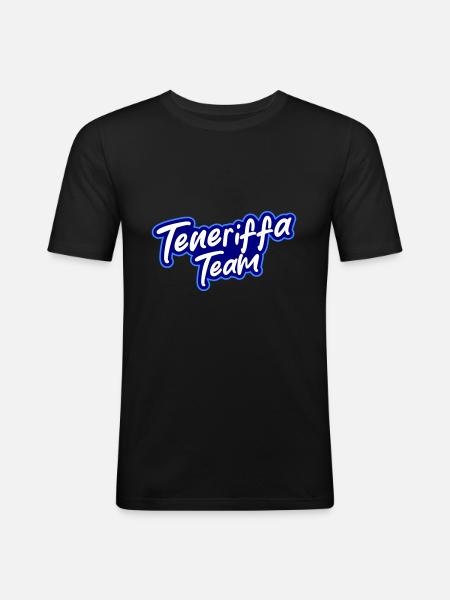 Tenerife Team - Men's Slim Fit T-Shirt - black